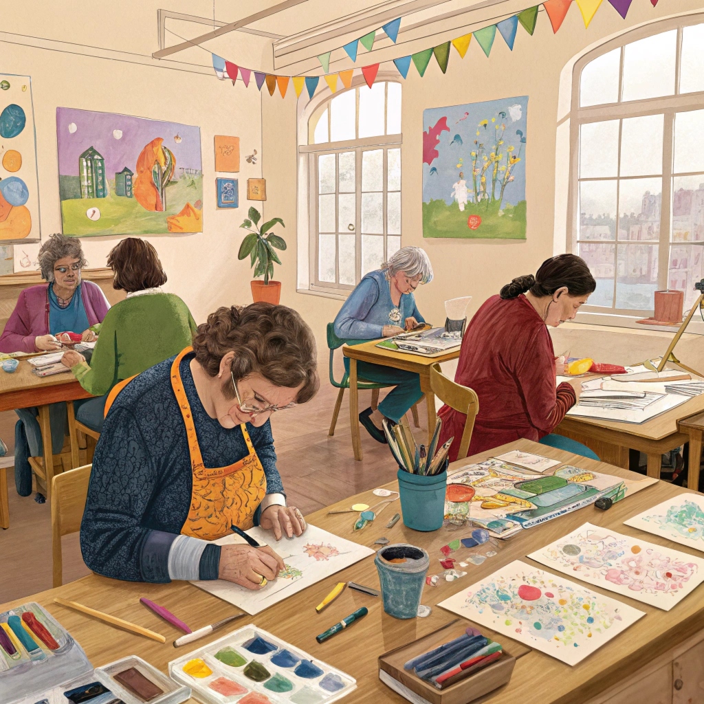 Obra de estudiante - óleo