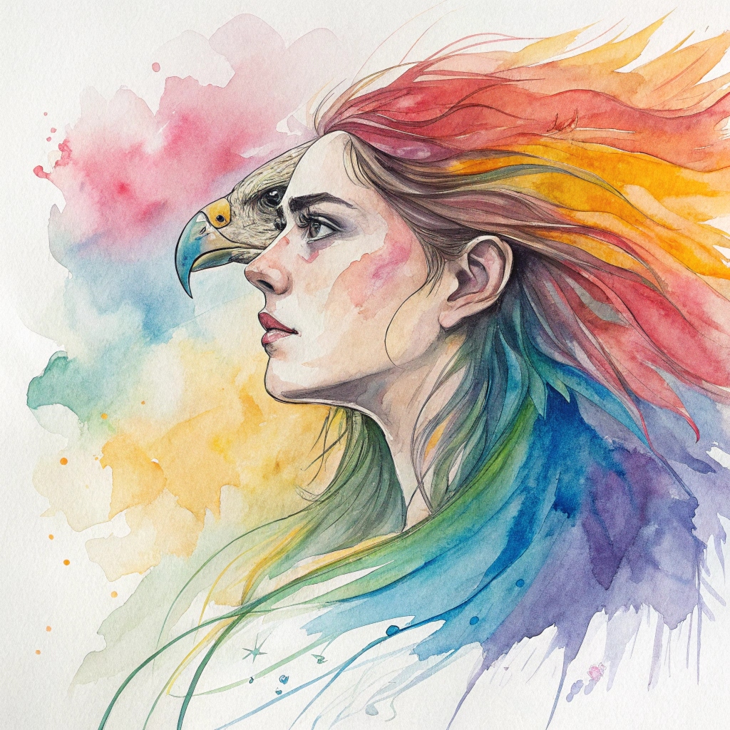 Obra de estudiante - acuarela